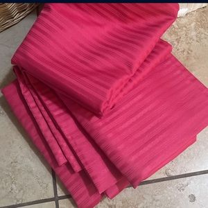 Pink black out curtains